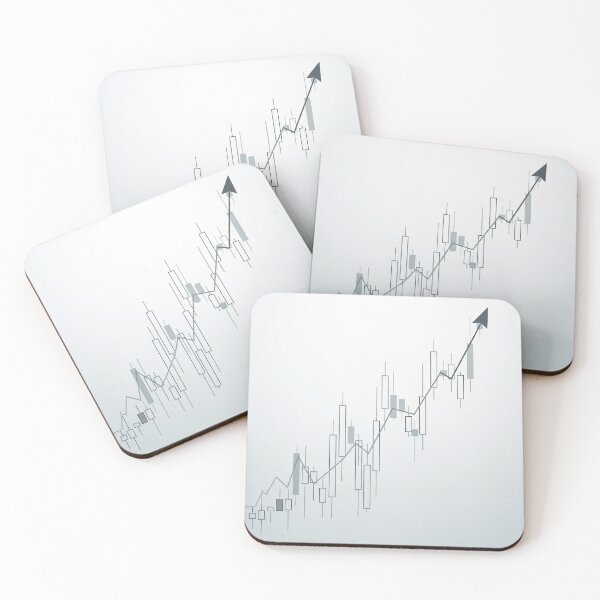 Item preview, Rising Arrows – Minimalist Trading Chart Illustration	 designed and sold by VariedViews.