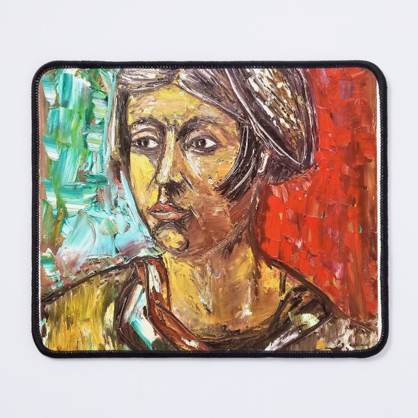 Item preview, Enigmatic girl, oil on canvas, 16x20 inch, 41x51 cm, SKU 3082  designed and sold by Romeo Dobrota.
