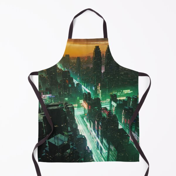 Item preview, Future City of Interwoven Lights designed and sold by AlexSuiArt.