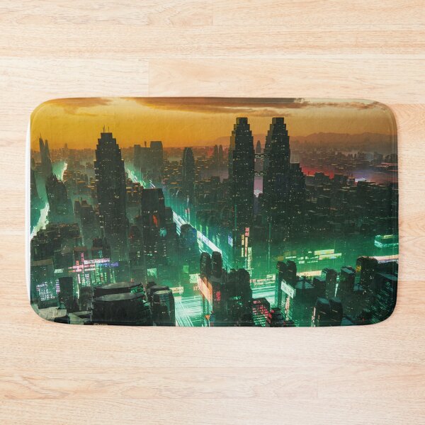 Item preview, Future City of Interwoven Lights designed and sold by AlexSuiArt.