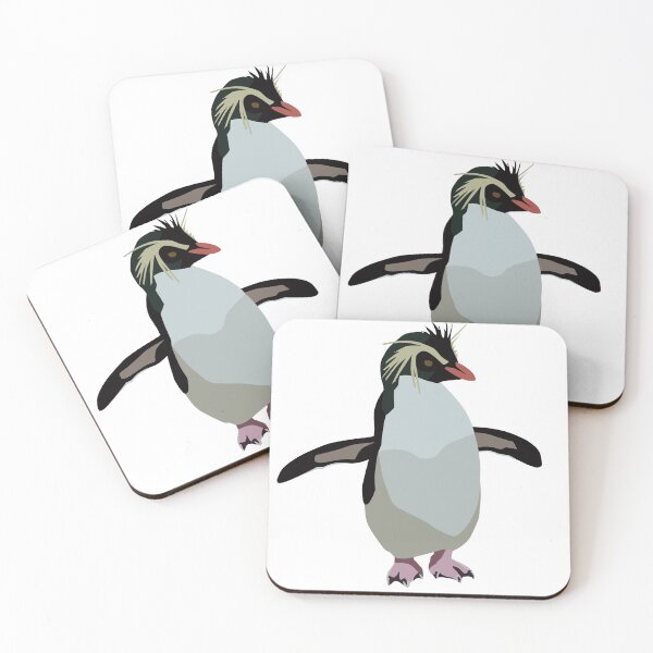 Item preview, BIRDS Collection: Rockhopper Penguin Portrait, Edinburgh Zoo Wildlife Art  designed and sold by Rebecca Creates....