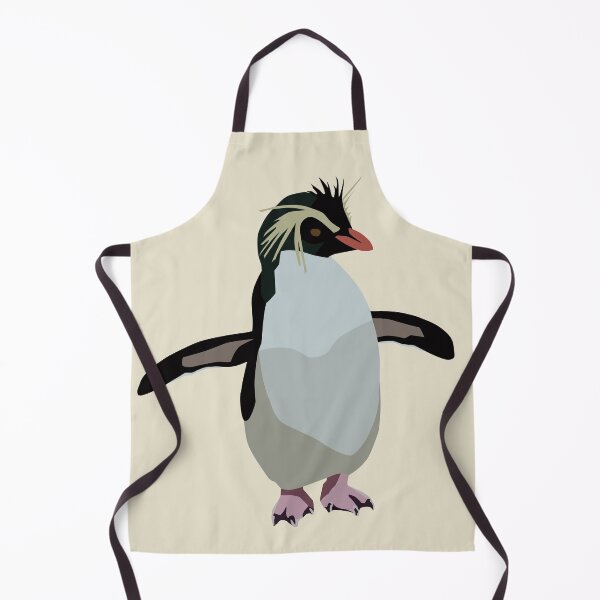 Item preview, BIRDS Collection: Rockhopper Penguin Portrait, Edinburgh Zoo Wildlife Art designed and sold by Rebecca Creates....