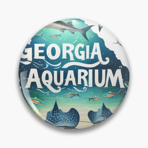 Item preview, Georgia Aquarium Map Map designed and sold by devonclemon.