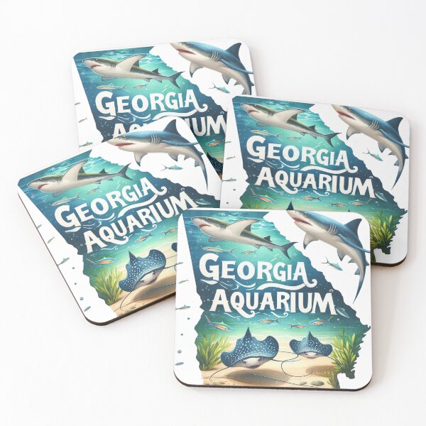 Item preview, Georgia Aquarium Map Map designed and sold by devonclemon.