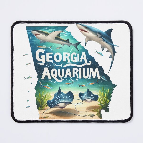 Item preview, Georgia Aquarium Map Map designed and sold by devonclemon.