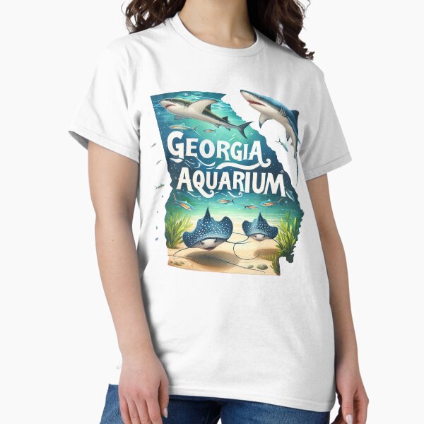 Item preview, Georgia Aquarium Map Map designed and sold by devonclemon.
