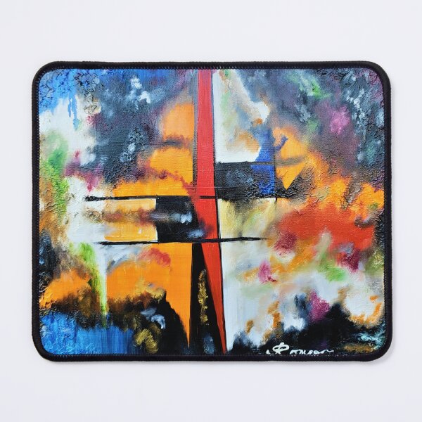 Aperçu de l'œuvre Interférences avec l'abstrait, huile sur toile, 30x40 pouces, 76x101,5 cm, SKU 3081 créée et vendue par Romeo Dobrota.