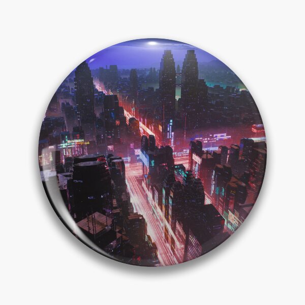 Item preview, Future City of Interwoven Lights designed and sold by AlexSuiArt.