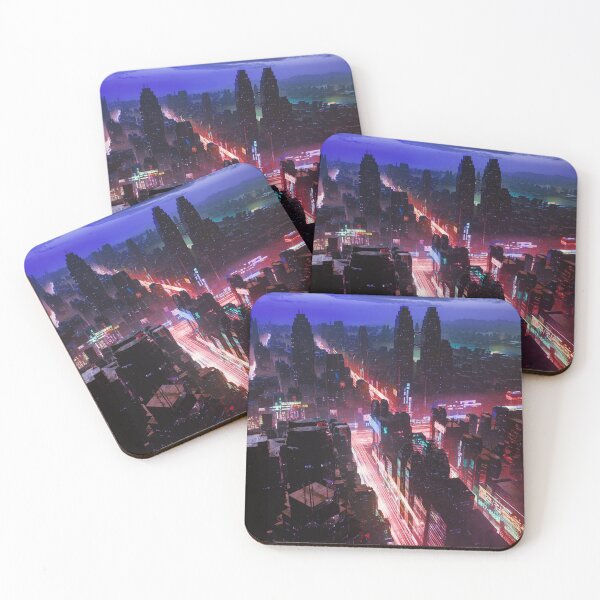 Item preview, Future City of Interwoven Lights designed and sold by AlexSuiArt.
