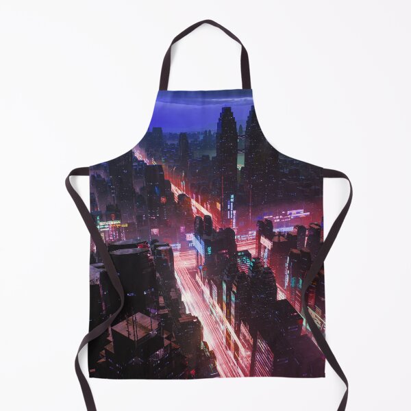 Item preview, Future City of Interwoven Lights designed and sold by AlexSuiArt.