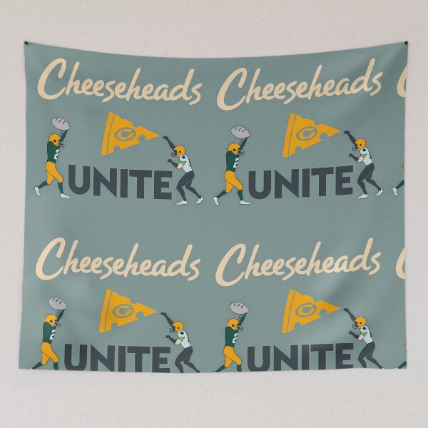 Item preview, Cheeseheads Unite: Passionate Football Community designed and sold by ART ATTACK ZONE.