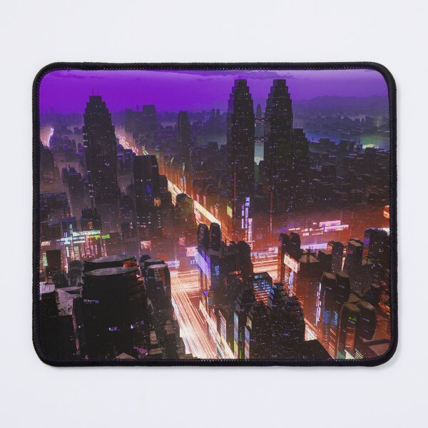 Item preview, Future City of Interwoven Lights designed and sold by AlexSuiArt.