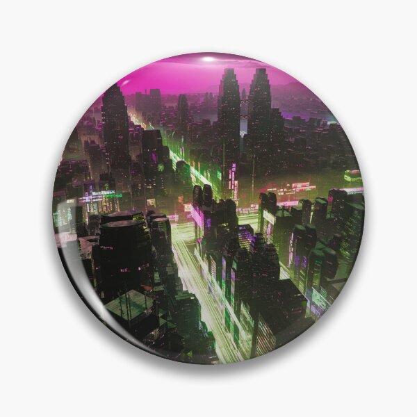 Item preview, Future City of Interwoven Lights designed and sold by AlexSuiArt.