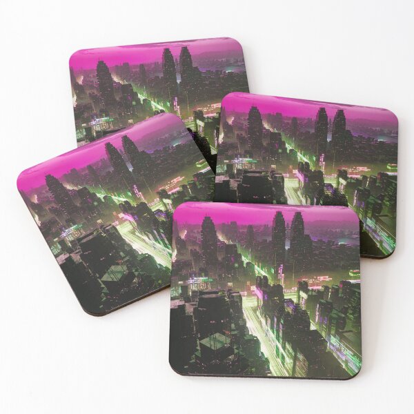 Item preview, Future City of Interwoven Lights designed and sold by AlexSuiArt.