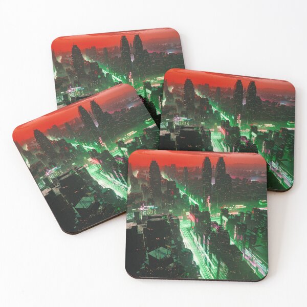 Item preview, Future City of Interwoven Lights designed and sold by AlexSuiArt.
