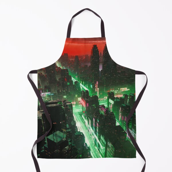Item preview, Future City of Interwoven Lights designed and sold by AlexSuiArt.