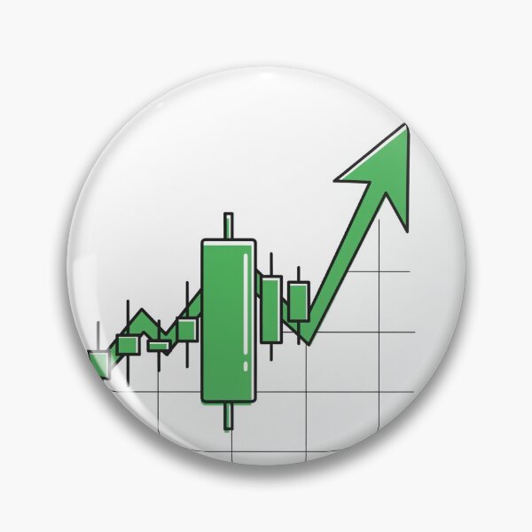 Item preview, Rising Arrows – Minimalist Trading Chart Illustration	 designed and sold by VariedViews.