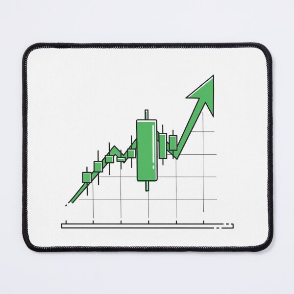 Item preview, Rising Arrows – Minimalist Trading Chart Illustration	 designed and sold by VariedViews.