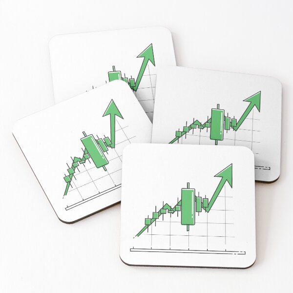 Item preview, Rising Arrows – Minimalist Trading Chart Illustration	 designed and sold by VariedViews.