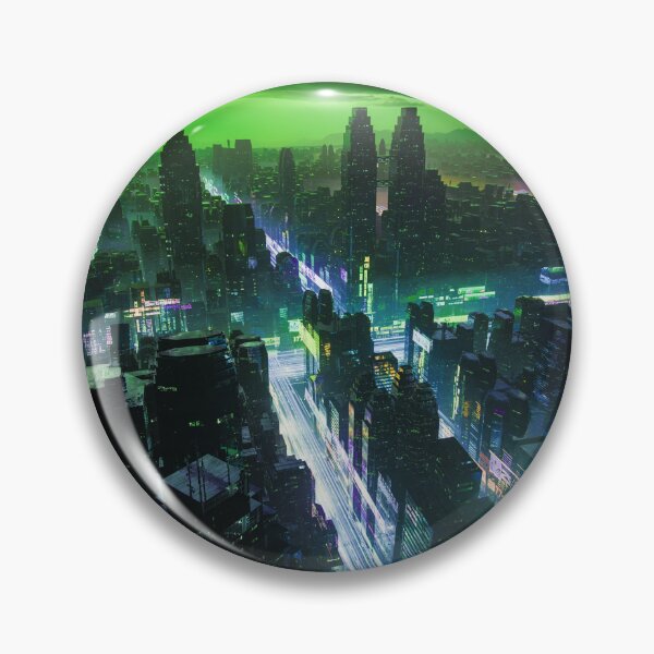 Item preview, Future City of Interwoven Lights designed and sold by AlexSuiArt.