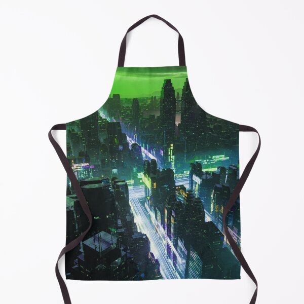 Item preview, Future City of Interwoven Lights designed and sold by AlexSuiArt.
