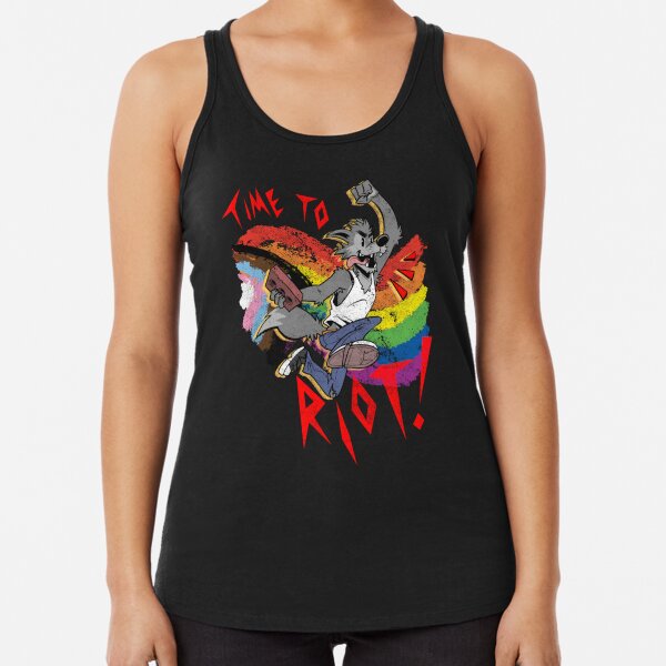 Item preview, Time to Riot! Vintage Furry Pride Month Brick designed and sold by Jackaloo.