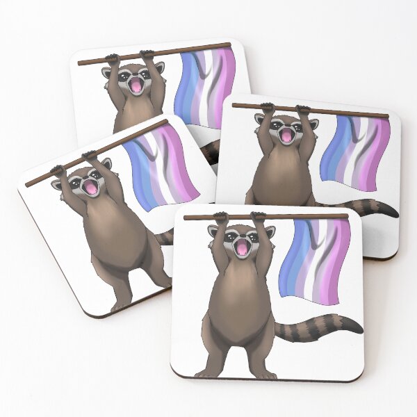 Item preview, Raccoon Pride Thief - Bigender designed and sold by StaticKlingShop.