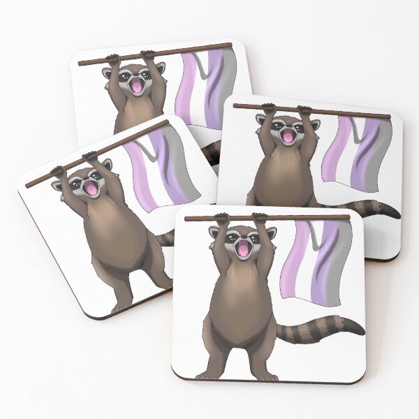 Item preview, Raccoon Pride Thief - Cupiosexual designed and sold by StaticKlingShop.