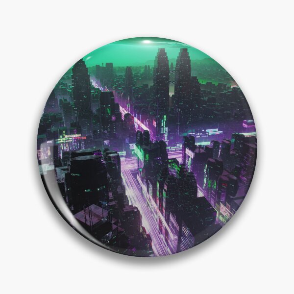 Item preview, Future City of Interwoven Lights designed and sold by AlexSuiArt.