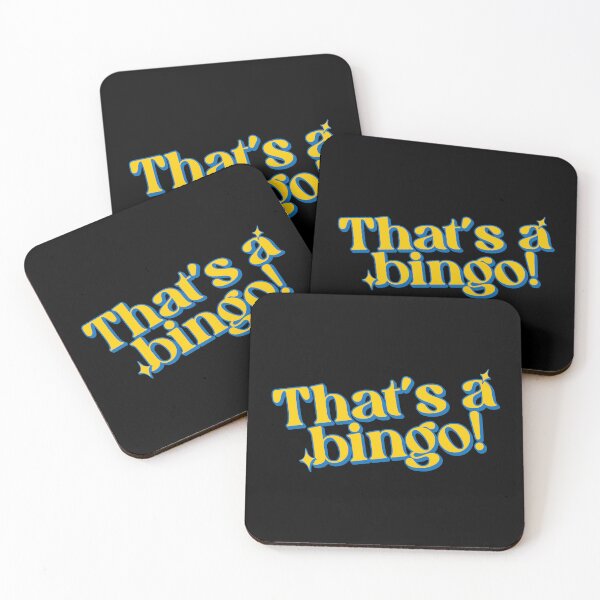 Item preview, That's a Bingo! – Retro Typography Quote designed and sold by Scaryzz.