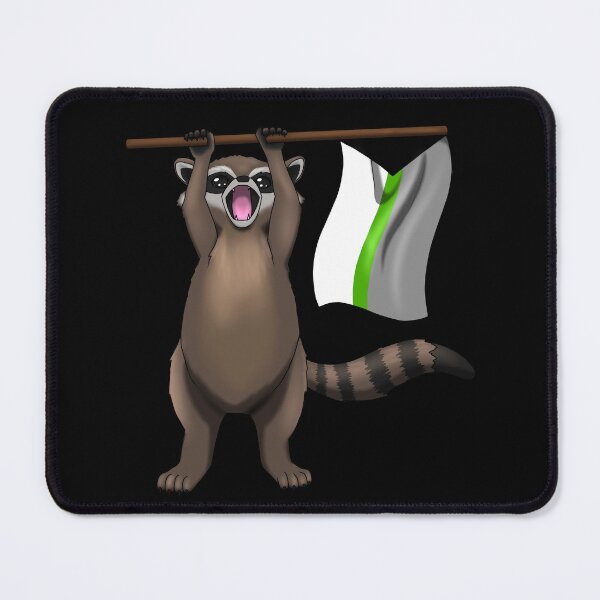 Item preview, Raccoon Pride Thief - Demiromantic designed and sold by StaticKlingShop.