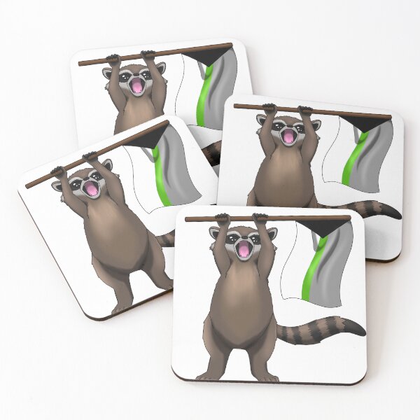 Item preview, Raccoon Pride Thief - Demiromantic designed and sold by StaticKlingShop.