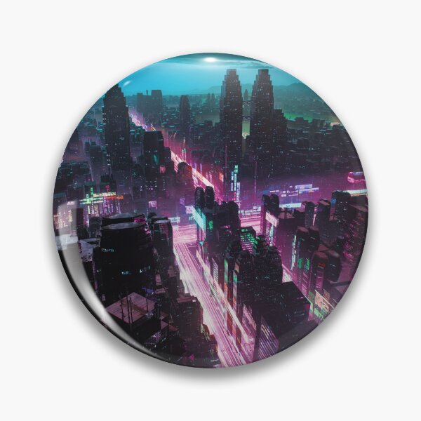 Item preview, Future City of Interwoven Lights designed and sold by AlexSuiArt.
