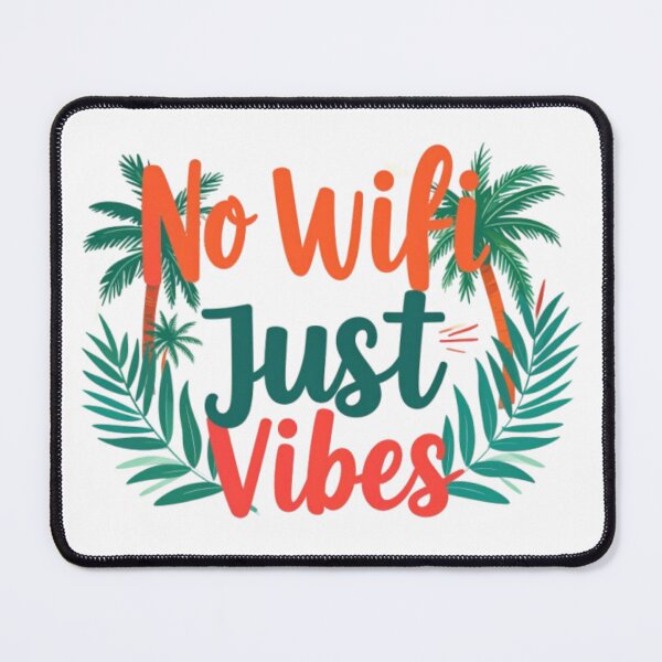 Item preview, No WiFi Just Vibes - Retro Camping Aesthetic Quote designed and sold by BYTRINOOO.