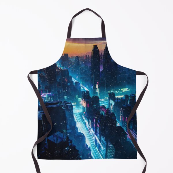 Item preview, Future City of Interwoven Lights designed and sold by AlexSuiArt.