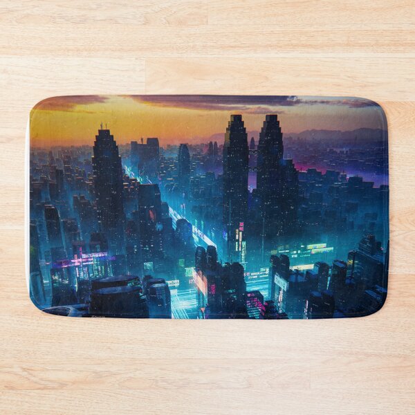 Item preview, Future City of Interwoven Lights designed and sold by AlexSuiArt.
