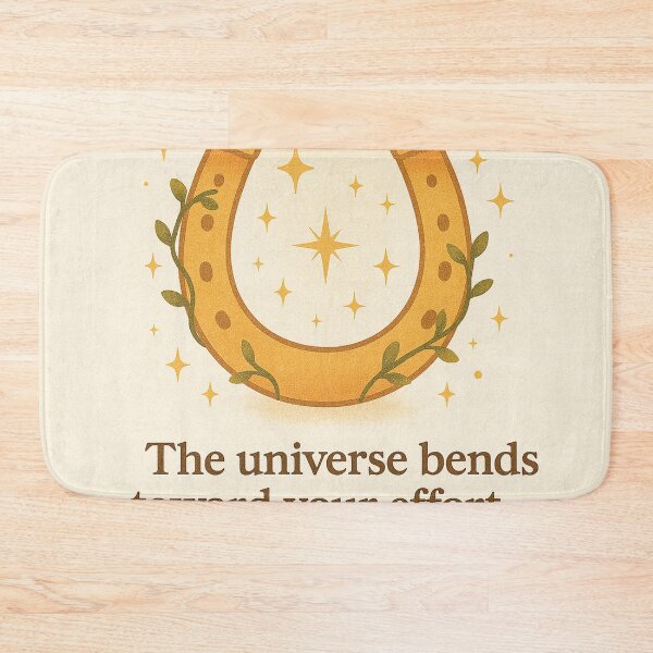 Item preview, Cosmic Resilience – Horseshoe Luck Quote designed and sold by Neovibe Print.