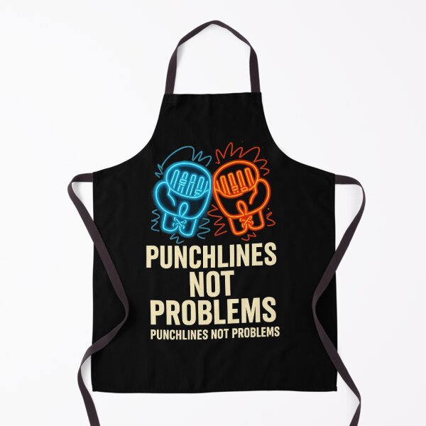 Item preview, Punchlines Not Problems – Neon Boxing Gloves Rap Quote T-Shirt designed and sold by Impressive Roy .