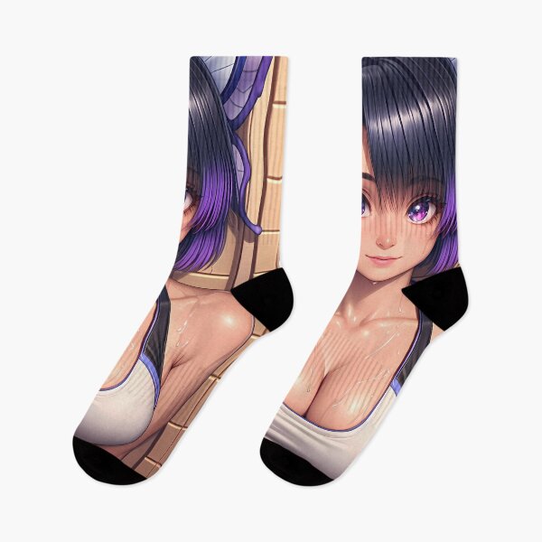 Item preview, Shinobu Kocho Demon Slayer Anime Sports Bra Wet Tiles Soft Expression designed and sold by bolleykoldl.
