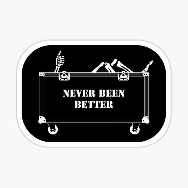 Item preview, Never Been Better Road Case designed and sold by ColorBlockShop.