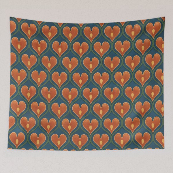 Item preview, Blad met banenpatroon van harten designed and sold by Discount code.