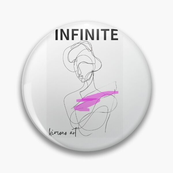 Item preview, INFINITE – Minimal Line Art Kimono Woman Classic T-shirt designed and sold by Jeminnie.