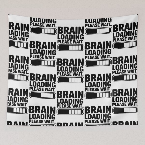 Item preview, Brain Loading Please Wait – Funny Lazy Mode Design designed and sold by Taans-Creation.