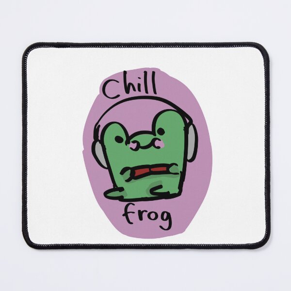 Item preview, Cute Chill Frog Sticker designed and sold by LemonSnakes.