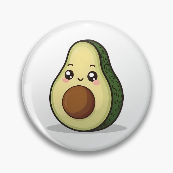 Item preview, Cute Kawaii Avocado designed and sold by DesignStudio135.