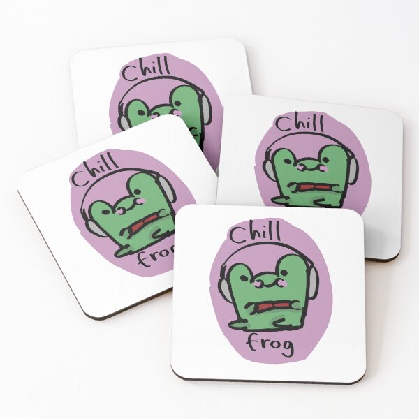 Item preview,  Cute Chill Frog Sticker designed and sold by LemonSnakes.