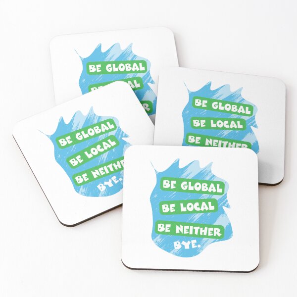 Item preview, Global Local Neither - Borderless Identity designed and sold by Sarcastic designs.