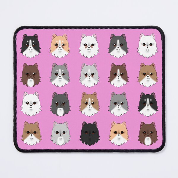 Item preview, Pomeranian Dog Pattern Pink Background designed and sold by OliRoseArt.