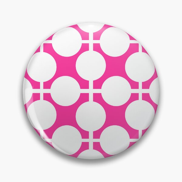 Item preview, Pink and white checkered and polka dot pattern retro designed and sold by fuzzyfox.