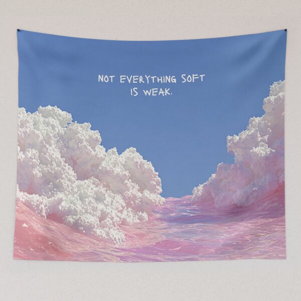 Item preview, Pink Ocean♥ Not Everything Soft is Weak. designed and sold by mallardpark.